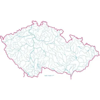 Přírodní věda Slepá mapa ČR - 10 ks 60 x 45 cm