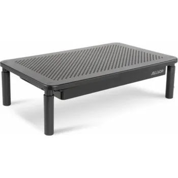 Držák monitoru Allsop tříúrovňový nastavitelný stojan na monitor