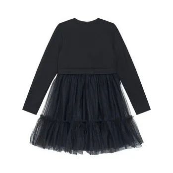 Dámské oblečení Guess Každodenní šaty J5YK03 KAUH0 Černá Regular Fit 14Y