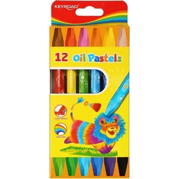 Olejové pastely KEYROAD 12 ks
