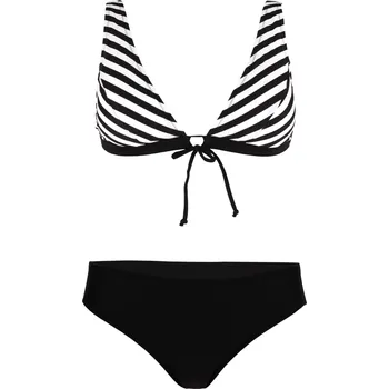 Dámské plavky Dvoudílné plavky s vyztuženými košíčky Kája D017 XL bílá