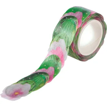 samolepka Folia washi samolepky - kaktus