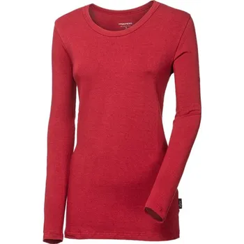 Oblečení a móda triko dlouhé dámské Progress BAMBUS LS ORIGINAL višňové