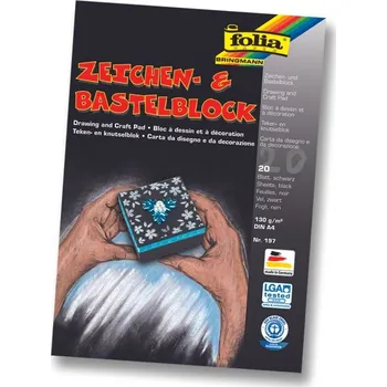 Folia blok na kreslení A4 - černý