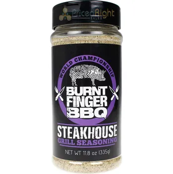 Koření BBQ koření Steakhouse grill seasoning 335g Burnt Finger