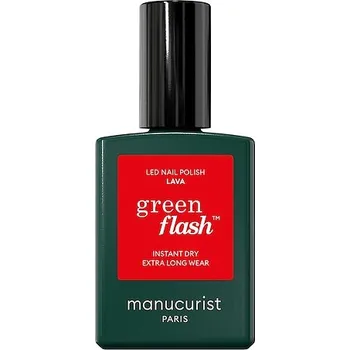 Lak na nehty 764121-GREEN FLASH LAVA - Green Flash – LED lak - MANUCURIST