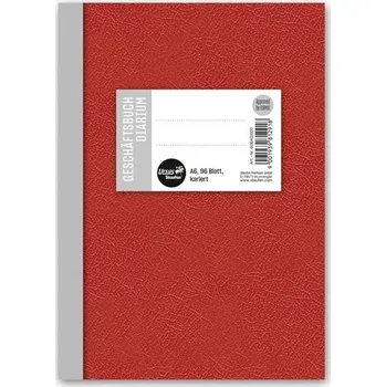 Zápisník Zápisník URSUS Style A6–červený,96 listů,čtvereček