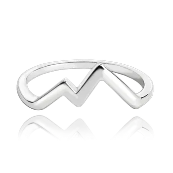 Souprava šperků MINET Cestovatelský stříbrný prsten HORY vel. 53