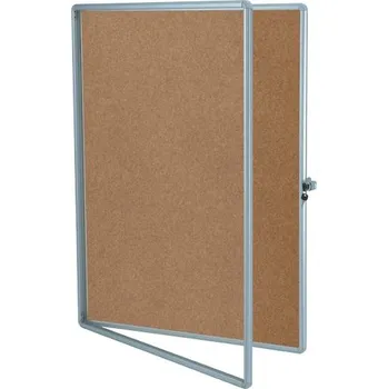 Textilní interiérová vitrína ekoTAB 100 × 150 cm, hnědá