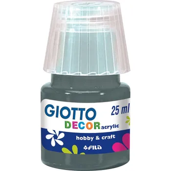 Vodová barva Akrylová barva Giotto Decor matt 25 ml - tmavě šedá