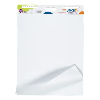Flipchart Samolepicí flipchart Stick'n 762 × 635 mm, 30 listů, bílý