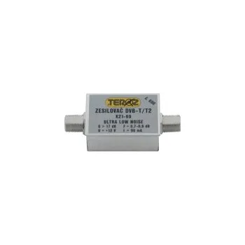 Anténní zesilovač Anténní zesilovač TEROZ 600X, nízkošumový, UHF, G17dB, F0,7dB, U>120dBµV, F-F