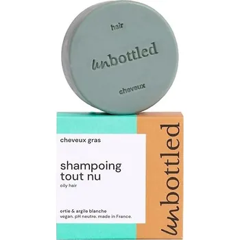 Šampon 579274-NAKED SHAMPOO - OILY HAIR 90G - Shampoing Tout Nu - Tuhý šampon pro mastné vlasy - UNBOTTLED