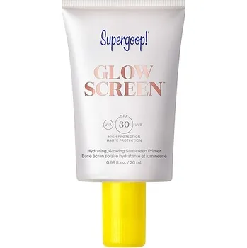 Přípravek na opalování 657778-GLOW SCREEN SPF30 20ML - Glowscreen - Opalovací krém SPF 30 PA++ s kyselinou hyaluronovou - SUPERGOOP!