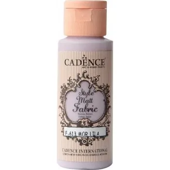 Speciální výtvarná barva Barva na textil Cadence Style Matt Fabric, 59 ml - světle fialová