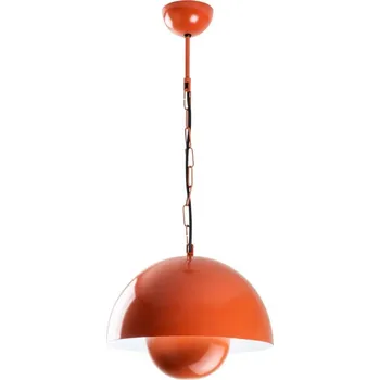 Lustr na lanku KURE 1xE27/40W/230V oranžová