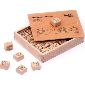 Dětské razítko Dřevěná rozlišovací razítka pro mateřské školky - Zvířátka