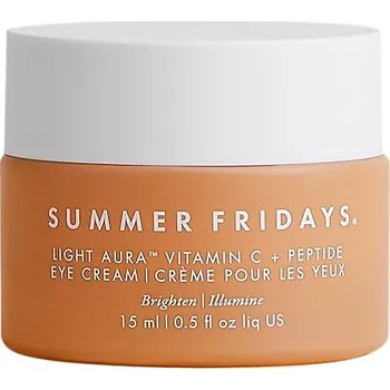 Péče o oční okolí 587330-LIGHT AURA VITAMIN C + PEPTIDE EYE CREAM - Light Aura Vitamin C Eye Cream - Oční krém - SUMMER FRIDAYS