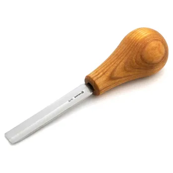 Pracovní nůž Řezbářské rydlo Palm-chisel straight rounded P5/12 BeaverCraft (Řezbářské rydlo Palm-chisel straight rounded P5/12 BeaverCraft)