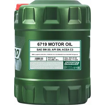 Motorový olej Fanfaro VW/Audi/Škoda/Seat 5W-30 20 l