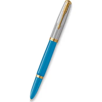 Parker 51 Premium Turquoise GT - plnící pero, hrot F