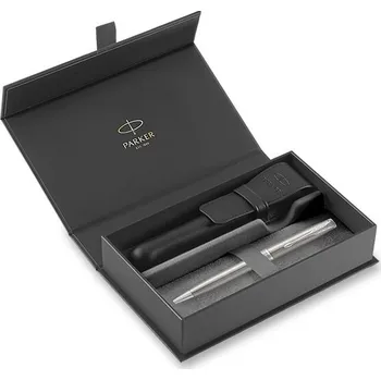 Parker Sonnet Stainless Steel CT - kuličkové pero v dárkové kazetě s pouzdrem