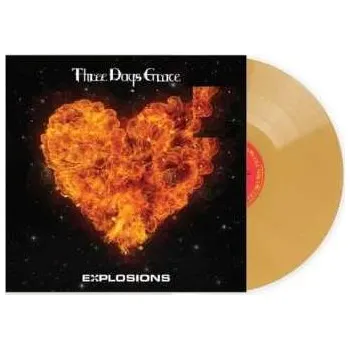 LP Three Days Grace: Explosions CLR | LTD 2022 Coloured Gold Vinyl Limited Edition