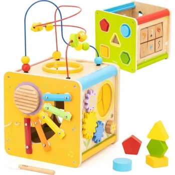 Hračka pro nejmenší Viga Dřevěný box 9v1