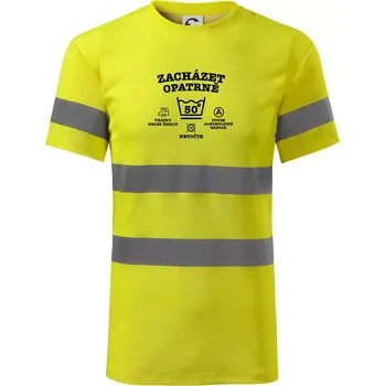 Zacházet opatrně 50 - Triko reflexní - HV PROTECT - L ( Neonově žlutá )
