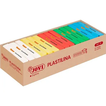 Modelovací hmota Plastelína Jovi - 15 × 350 g, 5 barev