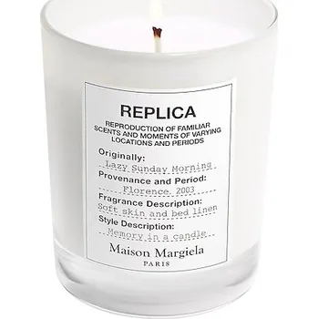 Svíčka 611378-REPLICA LAZY SUNDAY CANDLE 165GR - Lazy Sunday Morning - Vonná svíčka - MAISON MARGIELA