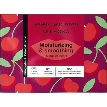 Péče o rty 690808-MASQ LÈVRES-24 CERISE - Třešňová maska na rty - hydratované a vyhlazené rty za 5 minut - SEPHORA COLLECTION