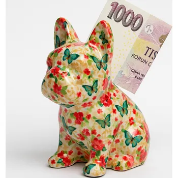 Váza KARE Design Pokladnička Dog Fiore