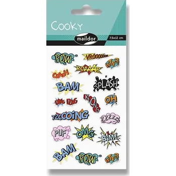 samolepka Samolepky Maildor 3D Cooky - Komiks
