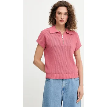 Pánské tričko Polo tričko Morgan MLAOS růžová 38X, vel. XS