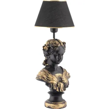 Lampička Stolní lampa OPELYA 1xE27/40W/230V černá/zlatá