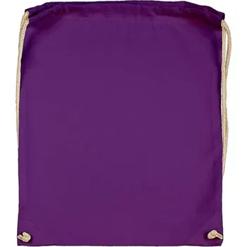 Bavlněný batoh k domalování - barva fialová