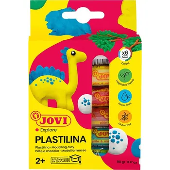 Modelovací hmota Plastelína Jovi - 6 × 15 g