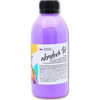 Speciální výtvarná barva Akrylátová tuš neon fialová - 250 g