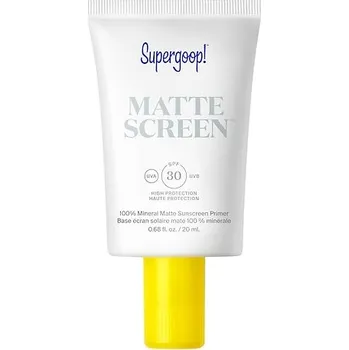 Přípravek na opalování 657781-MATTESCREEN MINERAL SPF30 20ML - Mattescreen - Opalovací krém SPF 30 PA+++ - SUPERGOOP!