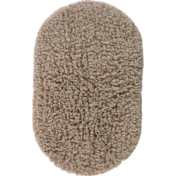 Koupelnová předložka Jotex Béžovo-šedá bavlněná koupelnová předložka JANE 80 x 140 cm