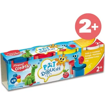 Modelovací hmota Modelovací hmota Maped Creativ základní barvy, 4 x 114 g