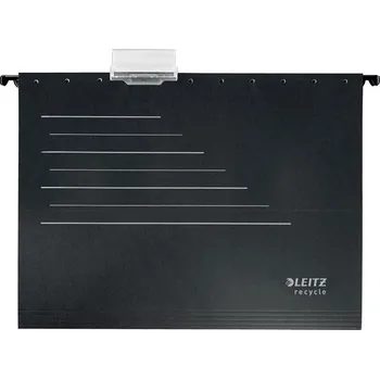 Ekologické závěsné desky Leitz - bez bočnic, černé