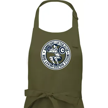 Kuchyňská zástěra Hardcore Lifter heavy iron - Pánská zástěra na vaření - Univerzální velikost ( Khaki )