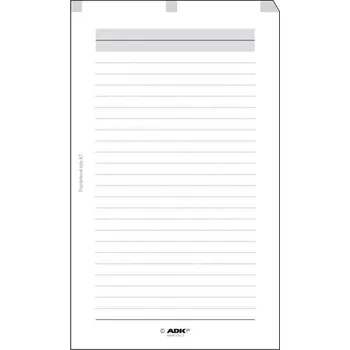 Diář ADK Poznámkové listy A7 (15 listů)