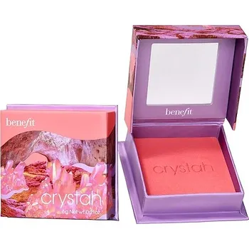 Přípravek na tvář 585609-BOX O' POWDER CRYSTAH FULL SIZE - Crystah WANDERful World - Tvářenka v jahodově růžovém odstínu - BENEFIT COSMETICS