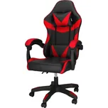Herní židle polohovatelná SPRINGOS HF0020 černo-červená
