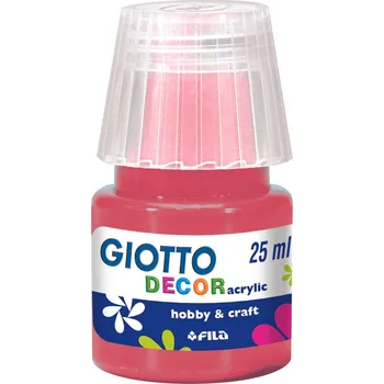 Výtvarná barva Akrylová barva Giotto Decor matt 25 ml - červená