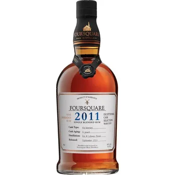 Rum Foursquare 2011 60% 0,7l (holá láhev)