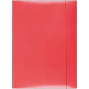 OFFICE PRODUCTS Papírové desky s gumičkou A4, červené